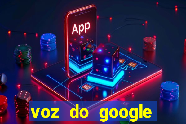 voz do google tradutor homem