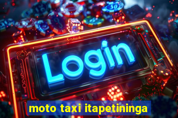 moto taxi itapetininga