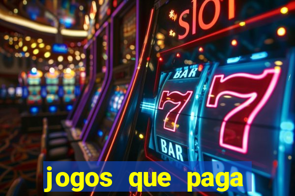 jogos que paga dinheiro de verdade no pix