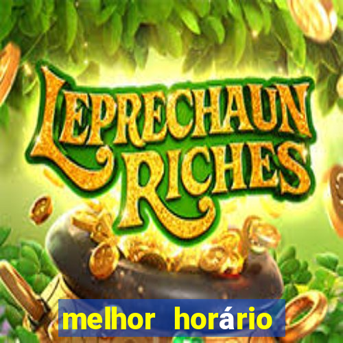 melhor horário para jogar fortune coelho