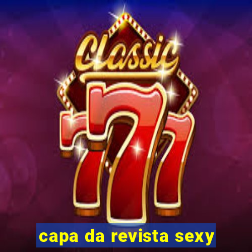 capa da revista sexy