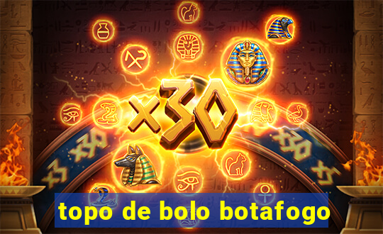 topo de bolo botafogo