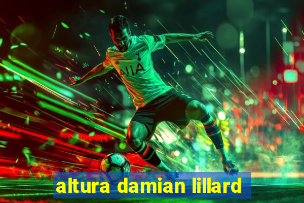 altura damian lillard