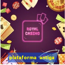 plataforma antiga de jogos