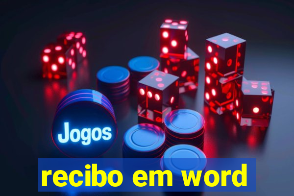 recibo em word